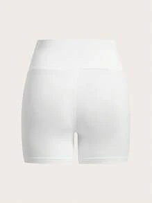 SHEIN EZwear 4件套女士休闲针织修身短款打底裤，夏季 - 彩色 - 查看 12