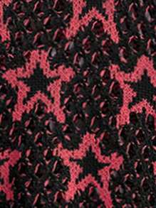 Goth 哥特式深色五角星贴花破洞套头衫 - 黑色 - 查看 5