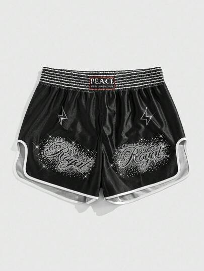 Street Life Pantalones cortos casuales de verano de cintura elástica y sueltos para hombres