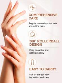 SlowSunday 椰子角质层油，迷你指甲角质层油，便携，适用于手部和身体，适用于手部、指甲、脚趾和身体，非常适合指甲和角质层护理，深层滋养，持久保湿，舒适的秋冬风格，适合秋冬、Y2K、万圣节、派对和礼物、感恩节和新年、感谢礼物、圣诞节、圣诞礼物 - 棕色 - 查看 3