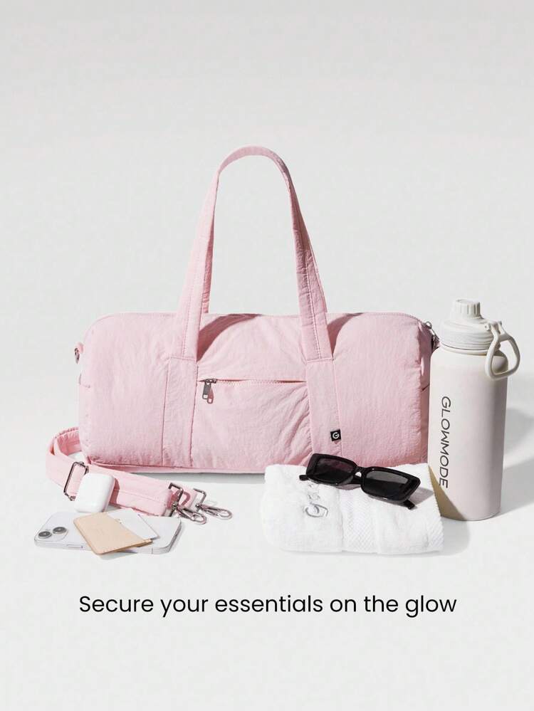 16L Max Large Capacity Carry Dual-Strap Duffle Zippered Bag Daily Active Casual  Spring Summer