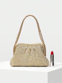 MOTF PREMIUM BRAID KISS LOCK CLUTCHES - Gold - View 4