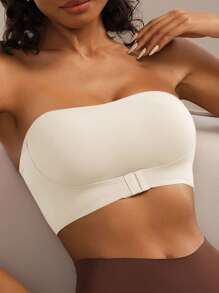 SHEIN 2pcs Strapless Non-Slip Backless Tube Tops For Women - Multicolor - View 6