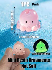 MINKOJA 1PC Transparent Octopus Squishy Toy Super Sticky Injectable Bubbles Sensory Fidget Stress Relief Desk Toy Portable Travel Companion Fun Trick Gift For Teens Adults Christmas Halloween Birthday Party Favors Kawaii Office Decor - Multicolor - View 8