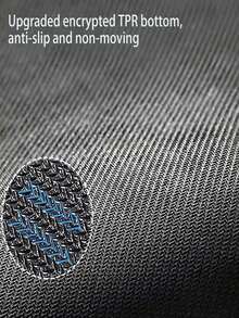 SHEIN 1pc Rectangular Absorbent Bathroom Floor Mat, Washable Grey Carpet, Diatom Mud Rug, Bathroom, Kitchen, Doormat, Home Decoration, Bathroom Decor, Outdoor Rug, Doormat, Fall Decoration, Bathroom Accessories, Back To School - Black - View 10