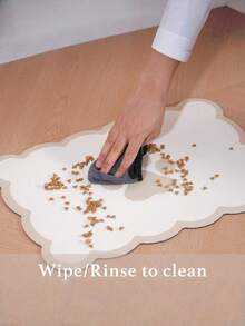 1 Tấm lót cho ăn cho thú cưng, Tấm lót cho ăn hình lượn sóng cho chó, Tấm lót cho ăn cho mèo, Tấm thấm hút cho bát thức ăn và nước uống, Tấm lót bàn ăn hình lượn sóng dễ thương, trang nhã và thẩm mỹ cho chó, mèo, phụ kiện cho chó con - Nhiều màu - Xem 8