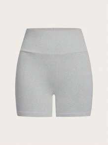 SHEIN EZwear 4件套女士休闲针织修身短款打底裤，夏季 - 彩色 - 查看 6