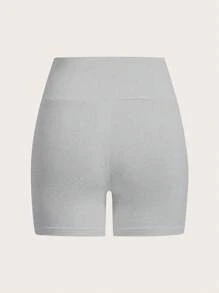 SHEIN EZwear 4件套女士休闲针织修身短款打底裤，夏季 - 彩色 - 查看 9