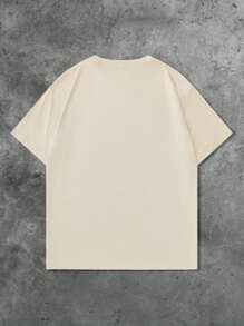 ROMWE MEN Street Life Men's Vintage Angel Baby Graphic Printed T-Shirt, Street Vintage Style