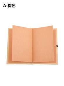 1 件复古风格创意折叠手风琴形 DIY 八面相册，非常适合情侣和最好的朋友手工制作的成长记录和记忆书，返校，学校用品 - 彩色 - 查看 8