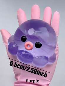MINKOJA 1PC Transparent Octopus Squishy Toy Super Sticky Injectable Bubbles Sensory Fidget Stress Relief Desk Toy Portable Travel Companion Fun Trick Gift For Teens Adults Christmas Halloween Birthday Party Favors Kawaii Office Decor - Multicolor - View 9