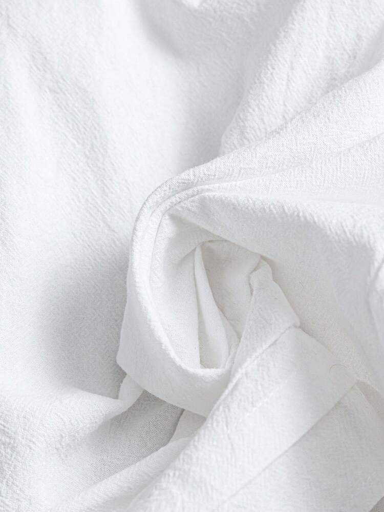 2pcs/Set Women's Solid Color Button Design Camisole And Shorts Set, Summer Two Pieces White Set Women Women Summer 2 Pieces Sets 2 Pieces Linen Sets Women Short Sets For Women Vacation White Linen Two Pieces Set All White Party Outfit Women