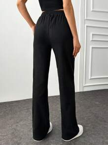 EURMUSE WINTER COZY PANTS FOR DAILY USAGE - Black - View 2