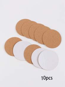 10pcs Pad For Diamond Art, Self-Adhesive Pad For Diamond Painting, Blank Pad For Diy Craft Accessories - Brown - View 8