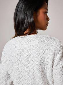 COSMINA Women's Fashionable And Elegant Thin Blazer Jacket For Commuting In Fall/Winter - Beige - View 7