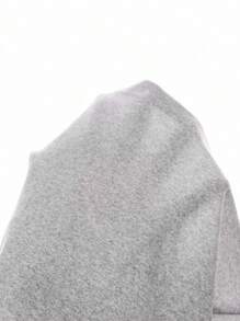 Zielony 学院风 Polo 领拼接二合一长袖 T 恤，女式修身套头衫，秋冬春季新品 - 淺灰色 - 查看 10