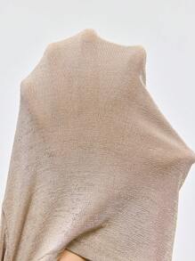 SHAPORA Casual Slim Fit Soft Comfortable Skin-Friendly Women Sleepwear Top - Camel - View 6