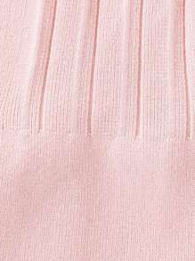 SHEIN Vintaside Kids Mono de punto para bebé niña, cómodo y adecuado para primavera/verano y otoño/invierno, de moda y versátil, rosa y rosa claro, apto para uso diario, interior, exterior y viajes. Mono de punto rosa con volantes y mangas con volantes para bebé niña. Vestido-mono de bebé niña con volantes y encaje rosa. Conjunto de mono de punto para bebé niña. Ropa con volantes para bebé niña, conjunto con volantes para bebé niña, ropa con volantes rosa para bebé niña, conjunto para recién nacido niña, mono de encaje para bebé niña, ropa con volantes para bebé niña en otoño - Rosa - Ver 6