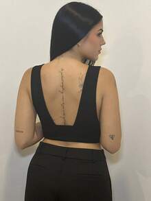 Lucia Bellido 素色短款背心