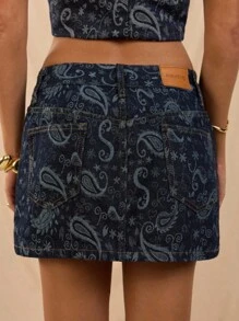 Avantive 夏季/正式/生日/90 年代/商务休闲女士/优雅/西部装/外出/时尚/休闲/千禧年/俱乐部/办公室/鸡尾酒会/复古/紧身/狂欢节/搞笑/优雅/老派/街头服饰/度假/乡村音乐会/工作/端庄/春假/单身派对/音乐会/坏人/基本款/毕业/A 字裙/牛仔女郎/无袖/独立日女士/海滩度假/学校/夜间外出/牛仔裙 - 深色水洗藍 - 查看 2