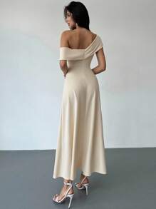 Firerie Đầm dài màu mơ trơn thanh lịch, trễ vai, họa tiết bướm xoắn, đầm dài, đầm tốt nghiệp, đầm đi biển, phong cách Bohemian, đầm Hawaii, trang phục giáo viên cho nữ, đầm giáo viên/đầm trắng mùa thu cho nữ/đầm phong cách Gothic/đầm công sở/đầm mùa thu/đầm kiểu quý tộc/đầm kín đáo/đầm dự tiệc/đầm dự đám cưới cho nữ/trang phục dự tiệc brunch/trang phục dự tiệc rave/đầm đi biển/đầm lễ hội/thanh lịch, đầm dự đám cưới mùa thu. - Màu be - Xem 8