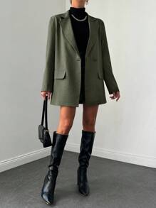 EURMUSE 有線襯衫貝雷帽西裝外套