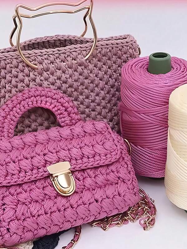 3mm Colored Twisted Woven Rope Hollow Thread Craft Decorative DIY Handmade Bag Drawstring Belt Accessories Polypropylene Fiber