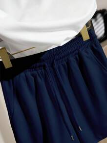 INAWLY 2pcs Set Women Raglan Sleeve Casual And Versatile Loose Short Sleeve - Multicolor - View 6