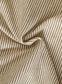 SHEIN Vintaside Kids 男婴宽松圆领长袖条纹上衣