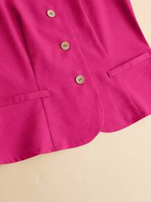 Franclia Women's Sleeveless Cardigan Comfortable Vacation 2 Pieces Set Powdered Rose Clothes For University