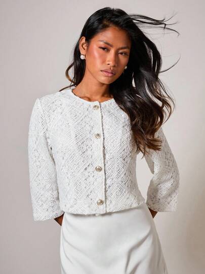 COSMINA Women's Fashionable And Elegant Thin Blazer Jacket For Commuting In Fall/Winter