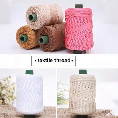 3mm Cuerda trenzada de color hueco de fibra de polipropileno para decoración, manualidades, bolsas con cordón, cinturones y accesorios