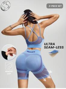 Innovista 无缝健身套装 运动 高支撑 速干 日常运动休闲 瑜伽 普拉提 HIIT 训练 骑行紧身裤 运动服 秋季结构化服装 胸罩 提臀 紧身短裤 舒适运动 深蹲防护 功能性网眼 透气 收腹 压缩 有氧运动 拳击 骑行 跑步 户外运动 健康 TT 病毒式 IG 卷轴准备 FYP INSTA OOTD 蓝色 工作妈妈健身套装 两件套 运动表现装备 女性影响者 时尚服装 多功能日常穿着 耐用 优质欧洲 英国 巴西 墨西哥 更年期友好 返校活动秋季健身系列 Lulu 的替代平台 优质、实惠、预算友好、健身服、体育训练、有氧运动、Gymtok - 淡紫色 - 查看 5