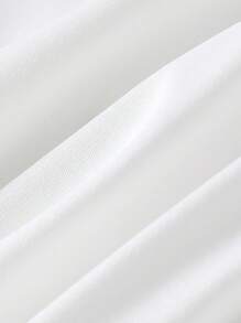 SHEIN Playful Pals 6pcs/Set Young Boy Sleeveless Top, Summer Young Boy Multi-Pack Top, Pure White Crew Neck Top, Soft And Comfortable Knit Fabric, Suitable For Daily Wear, Sports, Vacation, Can Be Paired With Sports Shorts, Denim Shorts, Suitable For Casual Daily Wear, 6pcs Top Set, Suitable For School, Vacation, Holidays - Multicolor - View 8