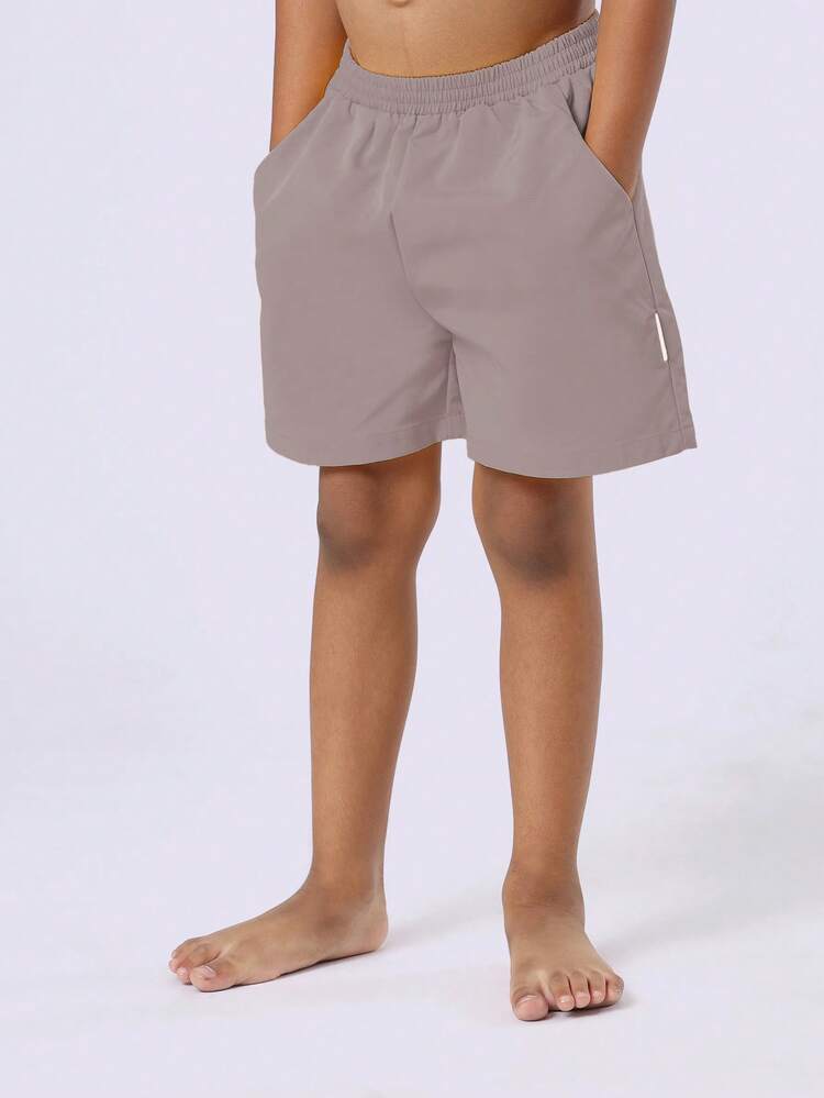 Pull On Swimming Trunks With Elastic Waistband