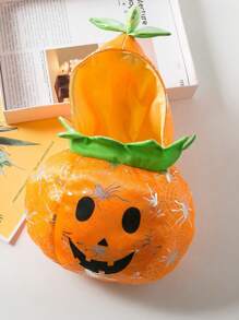 PETSIN 1pc Halloween Pumpkin Pet Costume For Teddy - Orange - View 2