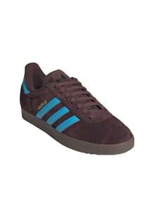 Adidas Women Gazelle Shoes JH5392 Brown Blue