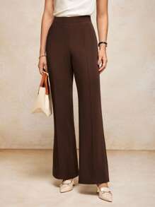 House of One High-Waist Classic Flared Suit Pants Women Fall Casual Business Old Money Fall Outfits Business Professional Women Business Casual Woman