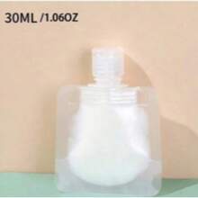 5 PCS Travel Refillable Flat Pouch Shampoo Liquid Lotion Dispenser Bag Cosmetic Refillable Flat Pouch Travel Bottles Set 30ml/50ml/100ml For Travel Storage Bag,Makeup Bag,Cosmetic Bag,Vacation Organizer,Large Capacity Makeup Organizer Makeup Case, For Lipstick, Brush, Skincare, Mobile Phone, Coin, Small Items, For Home,Gift,Vacation And Festival Halloween Christmas Multifunctional Use,Boho Vibes