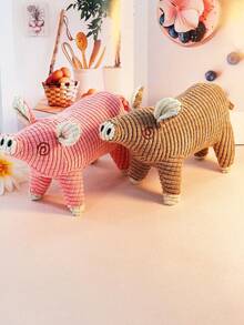 PETSIN 1pc Boredom-Relief Puppy Plush Toy – Bite-Resistant, Teething And Sound-Emitting Self-Entertaining Dog Toy, Exclusively For Pet Use