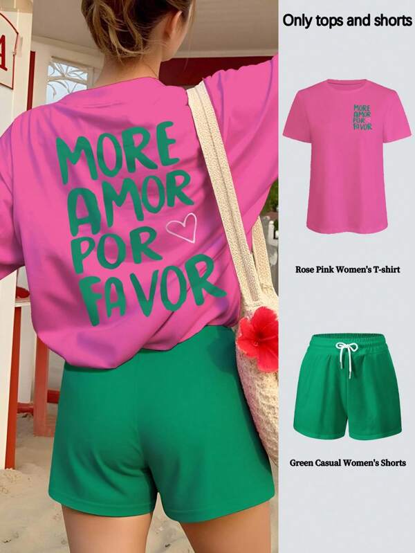 INAWLY MORE AMOR For Favor Resort Style Summer Set