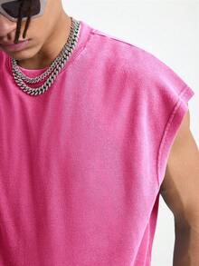 AXEPEAK Men's Loose Knit Vest, Suitable For Summer