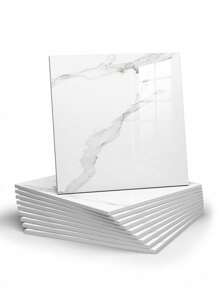 10 piezas de 0,9 m² Pegatinas de azulejos con patrón de mármol gris oscuro, tablero de plástico y aluminio impermeable y a prueba de humedad, papel autoadhesivo para renovación y decoración de paredes para el Día de San Valentín, Bodas de San Valentín, Cumpleaños