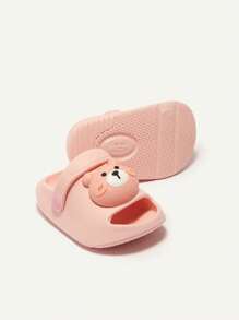 Cozy Pixies Cute Bear Pattern Soft & Comfortable Anti-slip Baby Sandals