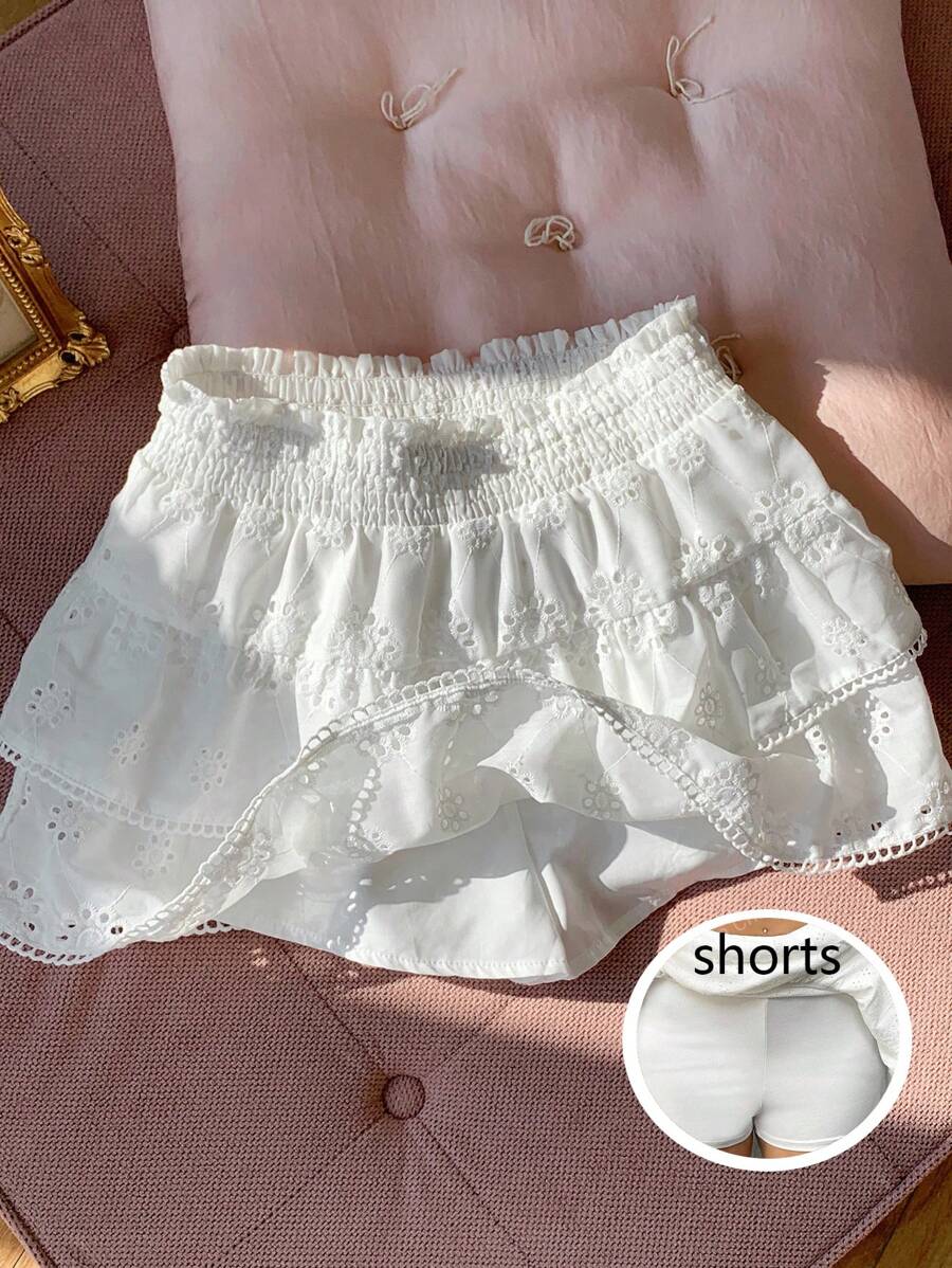 Comfortcana 白色梭织女士沙滩度假裙 - 白色 - 查看 1