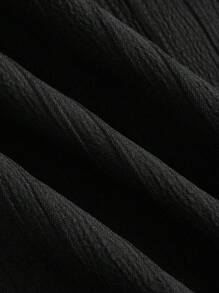 SHEIN Essnce 2 chiếc quần ống đứng thoải mái, đa năng, tối giản, thoải mái, có dây rút dành cho nữ, thích hợp mặc khi trở lại trường, đi sân bay, dạo phố - Nhiều màu - Xem 6