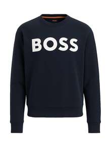 Hugo Boss Hanorac bărbătesc casual cu guler rotund și mânecă lungă, versatil - 404 Albastru închis - Vizualizare 4