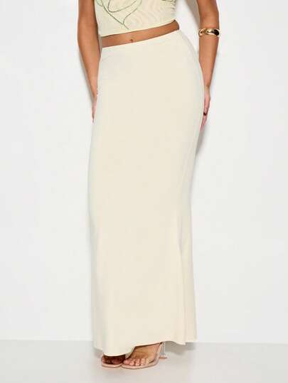 KIZN 直筒长裙，修身优雅，及地长款，晚会，婚礼，宾客正式，特殊场合，个性长款飘逸紧身裙