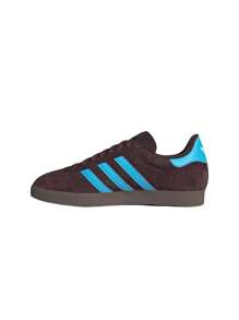 Adidas Women Gazelle Shoes JH5392 Brown Blue