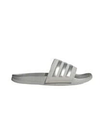 Adidas ADILETTE COMFORT - Grey Two / Silver Metallic / Grey Two - View 1